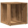 Mesa auxiliar de madera de ingeniería roble artisan 33x33x34 cm de , Mesas auxiliares - Ref: Foro24-856717, Precio: 31,85 €, ...