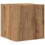 Mesa auxiliar de madera de ingeniería roble artisan 33x33x34 cm de , Mesas auxiliares - Ref: Foro24-856717, Precio: 31,85 €, ...