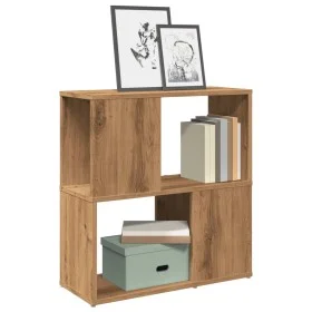 Estantería madera de ingeniería roble artisan 60x24x63 cm de , Librerías y estanterías - Ref: Foro24-856729, Precio: 35,84 €,...