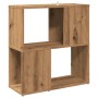 Estantería madera de ingeniería roble artisan 60x24x63 cm de , Librerías y estanterías - Ref: Foro24-856729, Precio: 36,38 €,...