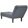 Tumbona con almohada reposabrazo derecho terciopelo gris oscuro de , Divanes - Ref: Foro24-4009773, Precio: 153,08 €, Descuen...