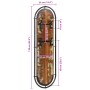 Percheros de pared con 4 ganchos 2 uds madera maciza reciclada de , Percheros para sombreros y abrigos - Ref: Foro24-4013505,...