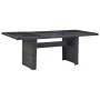 Mesa comedor jardín vidrio ratán sintético negro 200x100x74 cm de vidaXL, Mesas de jardín - Ref: Foro24-310145, Precio: 181,5...