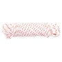 Cordón de arranque nailon blanco y rojo Ø4 mm 10 m de , Sogas y cuerdas metálicas - Ref: Foro24-4100612, Precio: 8,41 €, Desc...