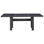 Mesa comedor jardín vidrio ratán sintético negro 200x100x74 cm de vidaXL, Mesas de jardín - Ref: Foro24-310145, Precio: 307,5...