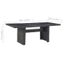 Mesa comedor jardín vidrio ratán sintético negro 200x100x74 cm de vidaXL, Mesas de jardín - Ref: Foro24-310145, Precio: 181,5...