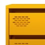 Aparador acero laminado en frío amarillo mostaza 68x39x73,5 cm de , Aparadores - Ref: Foro24-851289, Precio: 131,96 €, Descue...