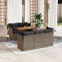 Set de muebles de jardín 6 pzas y cojines ratán sintético gris de , Conjuntos de jardín - Ref: Foro24-3326888, Precio: 423,11...