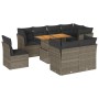 Set de sofás de jardín con cojines 9 pzas ratán sintético gris de , Conjuntos de jardín - Ref: Foro24-3326944, Precio: 627,06...