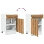 Armario inferior cajón madera roble artisan 50x46x81,5 cm de , Armarios de cocina - Ref: Foro24-856087, Precio: 89,99 €, Desc...