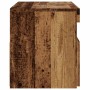 Mueble TV luces LED madera ingeniería envejecida 75x35x40 cm de , Muebles TV - Ref: Foro24-856315, Precio: 52,67 €, Descuento: %