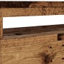 Mueble TV luces LED madera ingeniería envejecida 75x35x40 cm de , Muebles TV - Ref: Foro24-856315, Precio: 52,67 €, Descuento: %