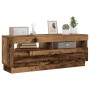 Mueble TV luces LED madera ingeniería envejecida 100x35x40 cm de , Muebles TV - Ref: Foro24-856355, Precio: 95,99 €, Descuent...