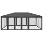 Carpa para fiestas 10 paredes de malla HDPE gris antracita 6x4m de , Tiendas de campaña - Ref: Foro24-4010069, Precio: 177,25...