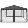 Carpa para fiestas 10 paredes de malla HDPE gris antracita 6x4m de , Tiendas de campaña - Ref: Foro24-4010069, Precio: 180,41...