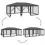 Carpa para fiestas 10 paredes de malla HDPE gris antracita 6x4m de , Tiendas de campaña - Ref: Foro24-4010069, Precio: 177,25...