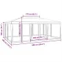 Carpa para fiestas 10 paredes de malla HDPE gris antracita 6x4m de , Tiendas de campaña - Ref: Foro24-4010069, Precio: 177,25...