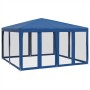 Carpa para fiestas con 8 paredes de malla HDPE azul 4x4 m de , Tiendas de campaña - Ref: Foro24-4010062, Precio: 130,40 €, De...