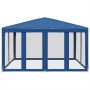Carpa para fiestas con 8 paredes de malla HDPE azul 4x4 m de , Tiendas de campaña - Ref: Foro24-4010062, Precio: 130,40 €, De...