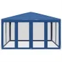 Carpa para fiestas con 8 paredes de malla HDPE azul 4x4 m de , Tiendas de campaña - Ref: Foro24-4010062, Precio: 127,82 €, De...