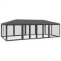 Carpa para fiestas 12 paredes de malla HDPE gris antracita 8x4m de , Tiendas de campaña - Ref: Foro24-4010074, Precio: 218,97...