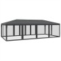 Carpa para fiestas 12 paredes de malla HDPE gris antracita 8x4m de , Tiendas de campaña - Ref: Foro24-4010074, Precio: 218,97...