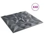 Wandpaneele 48 Stück XPS Amethyst Grau 50x50 cm 12 m² von , Wandverkleidung - Ref: Foro24-4100053, Preis: 111,25 €, Rabatt: %