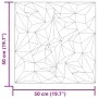 24 Wandpaneele XPS Amethystgrün 50x50 cm 6 m² von , Wandverkleidung - Ref: Foro24-4100058, Preis: 68,70 €, Rabatt: %