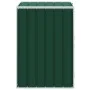 Cobertizo de contenedor de basura acero verde 72x81x115 cm de , Soportes para contenedores de residuos - Ref: Foro24-4006171,...