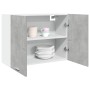 Armario colgante contrachapada gris hormigón 80x31x60 cm de , Armarios de cocina - Ref: Foro24-856109, Precio: 62,56 €, Descu...