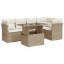 Juego de sofás jardín con cojines 6 pzas ratán sintético beige de , Conjuntos de jardín - Ref: Foro24-3326159, Precio: 486,87...