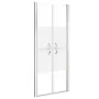 ESG shower door half frosted 101x190 cm by vidaXL, shower doors - Ref: Foro24-148791, Price: 189,92 €, Discount: %