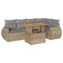 Juego de sofás jardín con cojines 6 pzas ratán sintético beige de , Conjuntos de jardín - Ref: Foro24-3327265, Precio: 462,21...