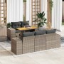 Set de muebles de jardín 6 pzas y cojines ratán sintético gris de , Conjuntos de jardín - Ref: Foro24-3327329, Precio: 472,03...