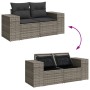 Set de muebles de jardín 6 pzas y cojines ratán sintético gris de , Conjuntos de jardín - Ref: Foro24-3327329, Precio: 472,03...
