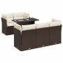 Set sofás de jardín 6 piezas y cojines ratán sintético marrón de , Conjuntos de jardín - Ref: Foro24-3326104, Precio: 481,11 ...