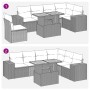 Set sofás de jardín 7 piezas y cojines ratán sintético beige de , Conjuntos de jardín - Ref: Foro24-3327383, Precio: 566,41 €...