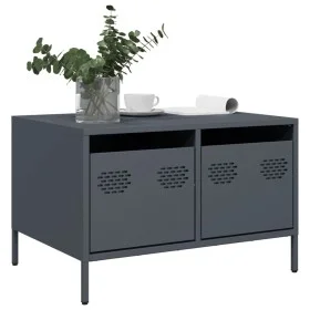 Mueble para TV acero laminado en frío antracita 68x50x43,5 cm de , Muebles TV - Ref: Foro24-851240, Precio: 108,59 €, Descuen...