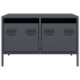 Mueble para TV acero laminado en frío antracita 68x50x43,5 cm de , Muebles TV - Ref: Foro24-851240, Precio: 109,99 €, Descuen...