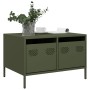Mueble para TV acero laminado en frío verde oliva 68x50x43,5 cm de , Muebles TV - Ref: Foro24-851242, Precio: 81,15 €, Descue...