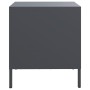 Mesitas de noche 2 unidades acero gris antracita 35x39x43,5 cm de , Mesitas de noche - Ref: Foro24-851249, Precio: 74,66 €, D...