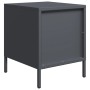 Mesitas de noche 2 unidades acero gris antracita 35x39x43,5 cm de , Mesitas de noche - Ref: Foro24-851249, Precio: 74,66 €, D...