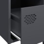 Mesitas de noche 2 unidades acero gris antracita 35x39x43,5 cm de , Mesitas de noche - Ref: Foro24-851249, Precio: 74,66 €, D...