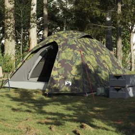 Tienda de campaña iglú para 4 personas impermeable camuflaje de , Tiendas de campaña - Ref: Foro24-4009620, Precio: 85,51 €, ...