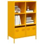 Aparador acero amarillo mostaza 68x39x103,5 cm de , Aparadores - Ref: Foro24-851385, Precio: 151,44 €, Descuento: %