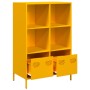Aparador acero amarillo mostaza 68x39x103,5 cm de , Aparadores - Ref: Foro24-851385, Precio: 151,44 €, Descuento: %
