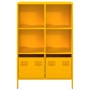 Aparador acero amarillo mostaza 68x39x103,5 cm de , Aparadores - Ref: Foro24-851385, Precio: 151,44 €, Descuento: %