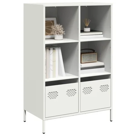 Aparador acero blanco 68x39x103,5 cm de , Aparadores - Ref: Foro24-851387, Precio: 110,73 €, Descuento: %