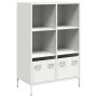 Aparador acero blanco 68x39x103,5 cm de , Aparadores - Ref: Foro24-851387, Precio: 110,73 €, Descuento: %