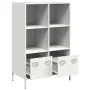 Aparador acero blanco 68x39x103,5 cm de , Aparadores - Ref: Foro24-851387, Precio: 110,73 €, Descuento: %